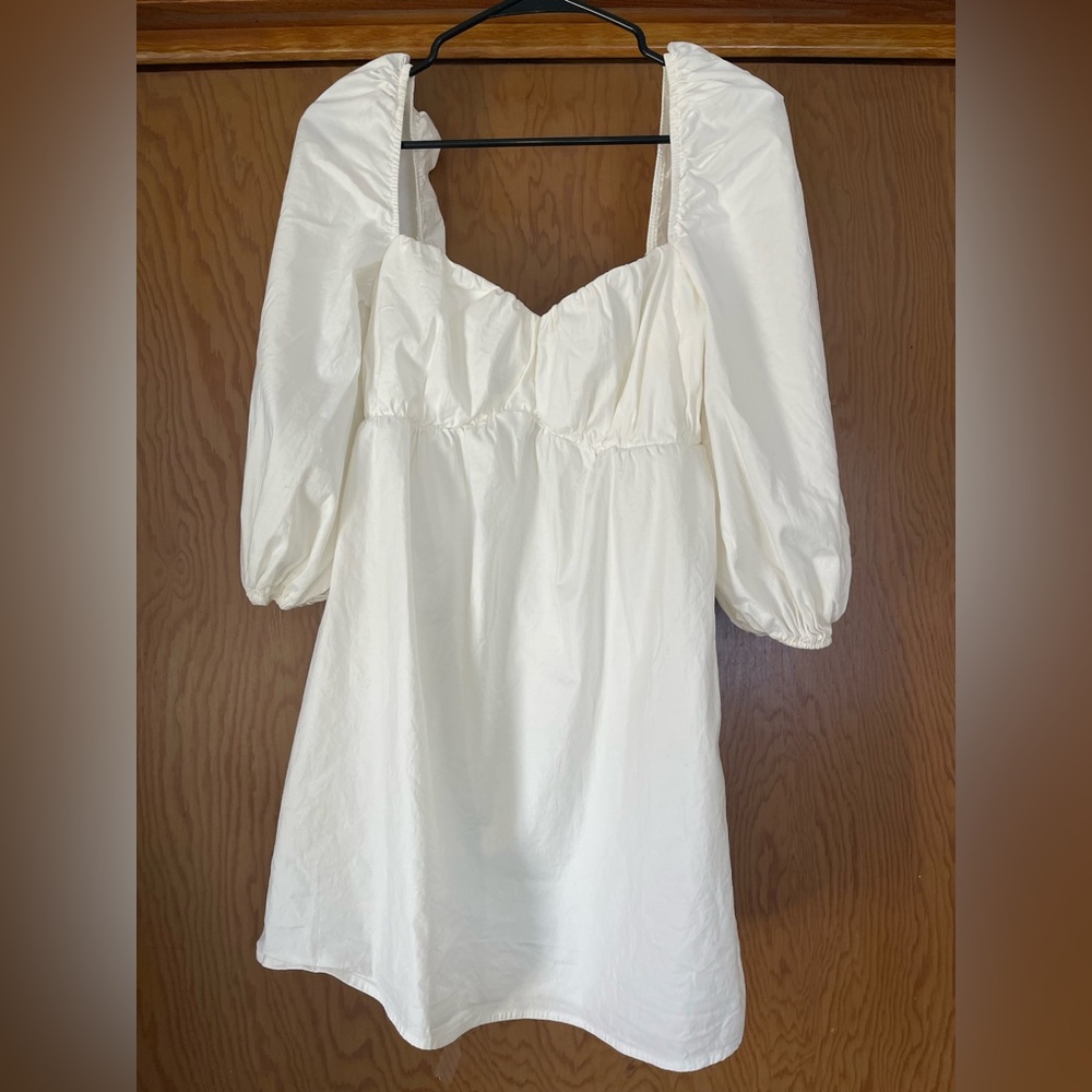 Reformation White Mini Dress - Size 6
